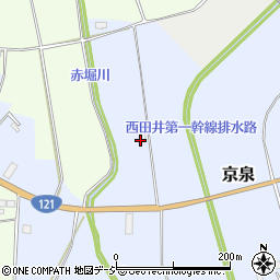 栃木県真岡市京泉2197周辺の地図