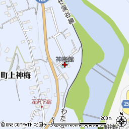 神梅館周辺の地図