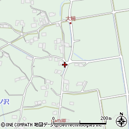 長野県大町市常盤761周辺の地図