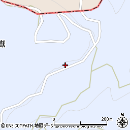 石川県金沢市倉ケ嶽ツ周辺の地図