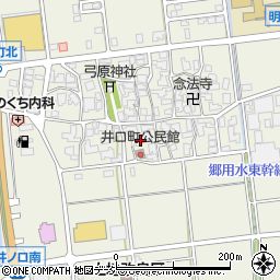 石川県白山市井口町南周辺の地図