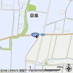 栃木県真岡市京泉176周辺の地図