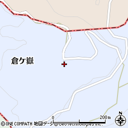 石川県金沢市倉ケ嶽ハ周辺の地図