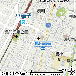 石川県白山市湊町周辺の地図