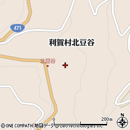 富山県南砺市利賀村北豆谷156周辺の地図