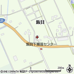 栃木県真岡市飯貝155周辺の地図