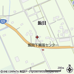 栃木県真岡市飯貝156-1周辺の地図