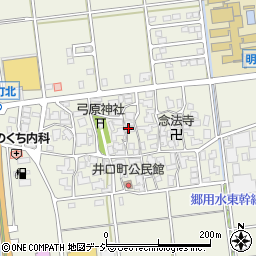 石川県白山市井口町（北）周辺の地図