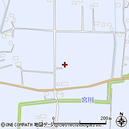 栃木県真岡市京泉611-2周辺の地図