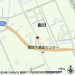 栃木県真岡市飯貝154周辺の地図