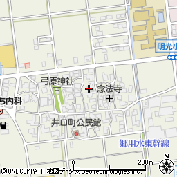 石川県白山市井口町周辺の地図