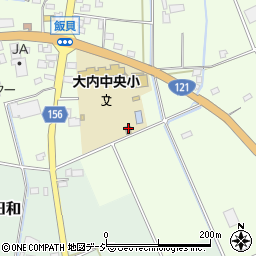 栃木県真岡市飯貝332周辺の地図