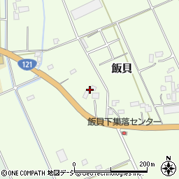 栃木県真岡市飯貝653周辺の地図