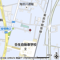 栃木県下都賀郡壬生町安塚1192-12周辺の地図
