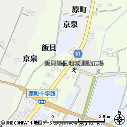栃木県真岡市飯貝1443周辺の地図
