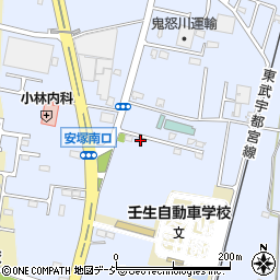 栃木県下都賀郡壬生町安塚1192-10周辺の地図