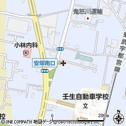 栃木県下都賀郡壬生町安塚1192-11周辺の地図