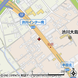 伝丸１７号渋川伊香保ＩＣ店周辺の地図