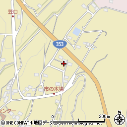 群馬県前橋市富士見町市之木場256-2周辺の地図