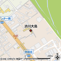 渋川大島幼稚園　給食部周辺の地図