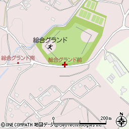 総合グランド前周辺の地図