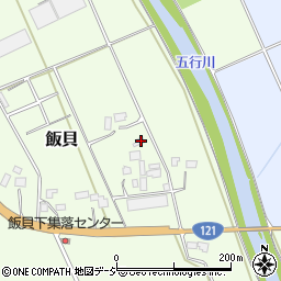 栃木県真岡市飯貝132周辺の地図