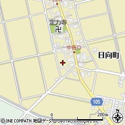 石川県白山市日向町ト周辺の地図