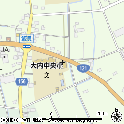 栃木県真岡市飯貝340周辺の地図