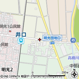 石川県白山市道法寺町ツ周辺の地図
