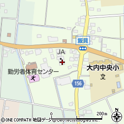 栃木県真岡市飯貝533周辺の地図