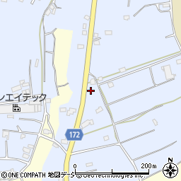 茨城県那珂市額田南郷2385-72周辺の地図