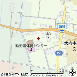 栃木県真岡市飯貝545周辺の地図