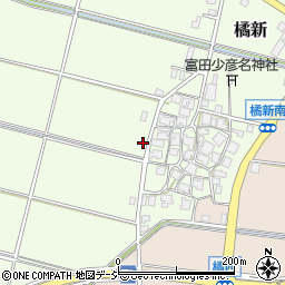 石川県川北町（能美郡）橘新周辺の地図