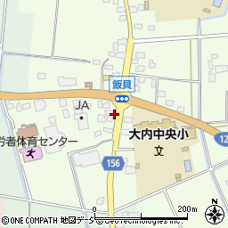 栃木県真岡市飯貝501周辺の地図