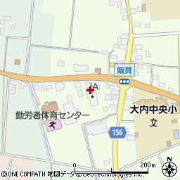 栃木県真岡市飯貝547周辺の地図