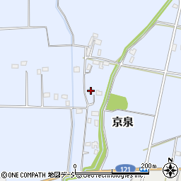 栃木県真岡市京泉582周辺の地図