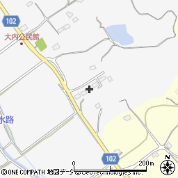 茨城県那珂市大内390-1周辺の地図