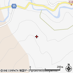 長野県大町市八坂（石原）周辺の地図