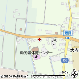 栃木県真岡市飯貝558周辺の地図