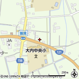 栃木県真岡市飯貝458-3周辺の地図