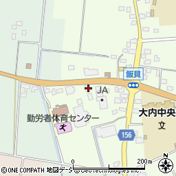 栃木県真岡市飯貝554周辺の地図