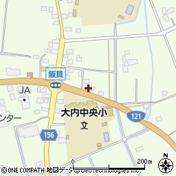 栃木県真岡市飯貝458周辺の地図
