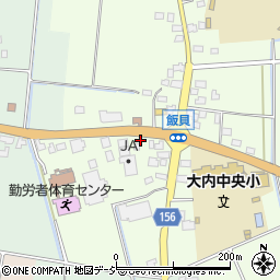 栃木県真岡市飯貝551周辺の地図