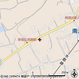 新宿公民館周辺の地図