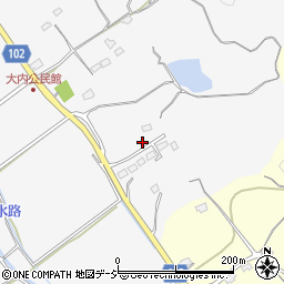 茨城県那珂市大内393-1周辺の地図
