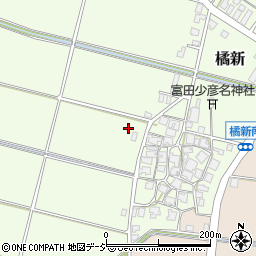 石川県能美郡川北町橘新114周辺の地図