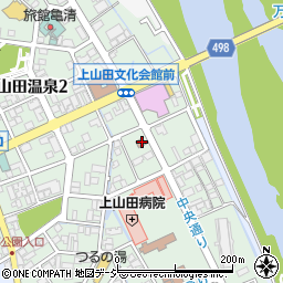 上山田温泉郵便局周辺の地図