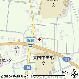 栃木県真岡市飯貝480周辺の地図