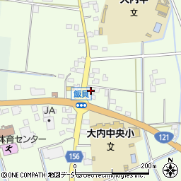 栃木県真岡市飯貝481周辺の地図