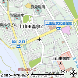 長野県千曲市上山田温泉周辺の地図